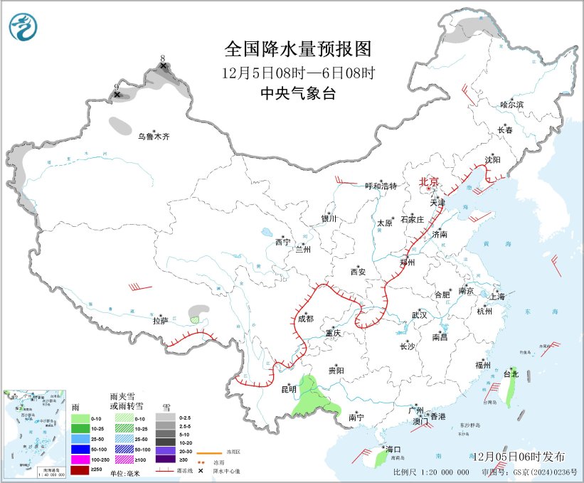 未来三天新一股冷空气将影响我国北方 局地降温8度以上